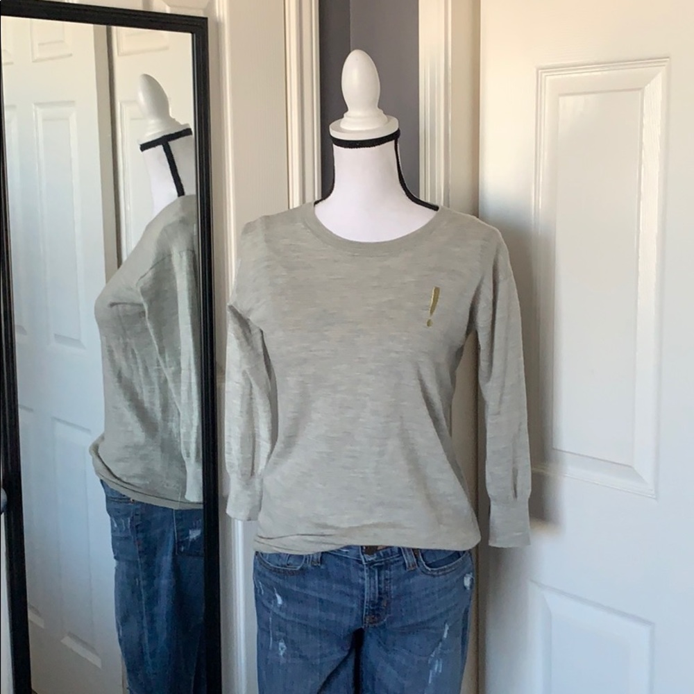 J.Crew exclamation Tippi sweater